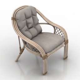 3D Armchair preview