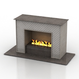 3D Fireplace preview