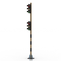 traffic light 2 3D Model Preview #0d6b3867