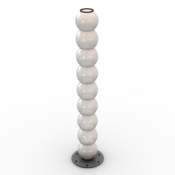 torchere de majo perlage r9 3D Model Preview #2913664a