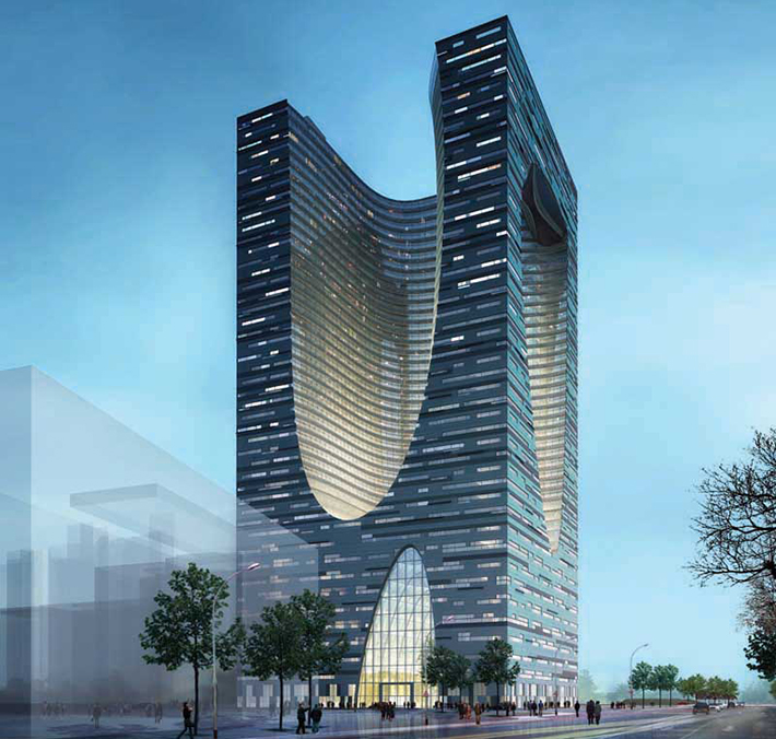 Shidai Tower by AS.Architecture-Studio, Harbin, China