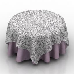 tablecloth 3D Model Preview #575ac58b