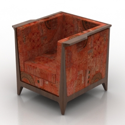 3D Armchair preview