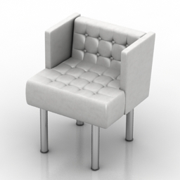 3D Armchair preview
