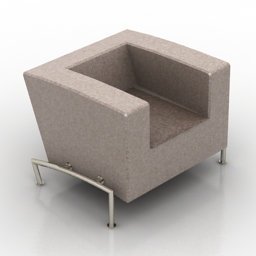 3D Armchair preview