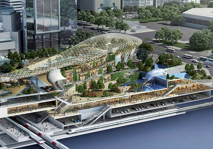 Parc Central for Central Business District, Guangzhou, China