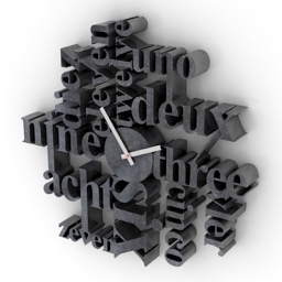 clock 3D Model Preview #6c30b919