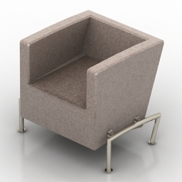 3D Armchair preview