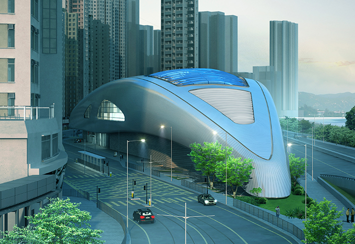 Kennedy Town swimming pool by TFP Farrells, Hong Kong, China
