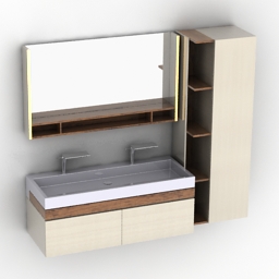 wash-basin jacobdelafon terracce 3D Model Preview #6550875e