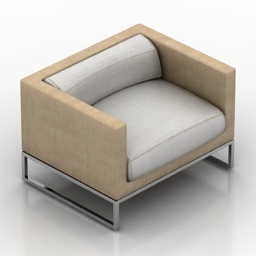 3D Armchair preview