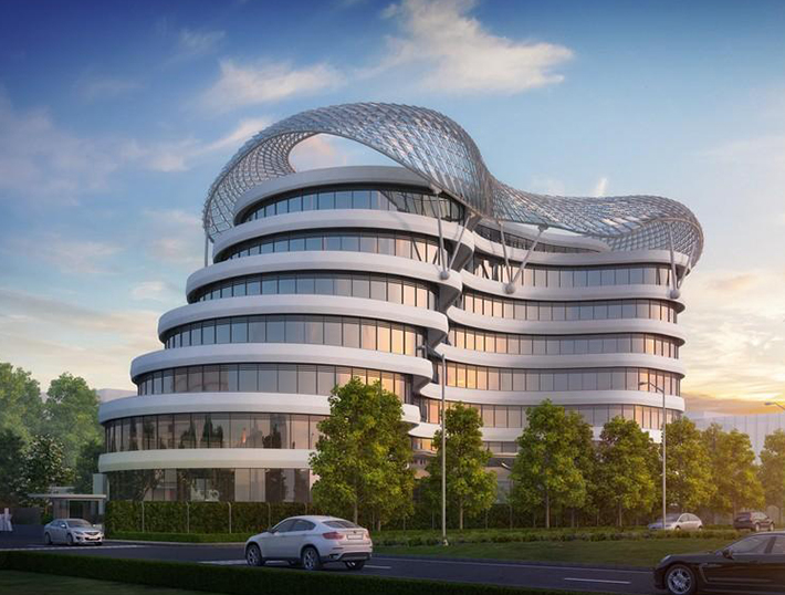Gulf Adiba office complex, Gurgaon, India