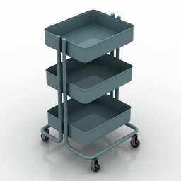 cart ikea kitchen stand 3D Model Preview #bd375595