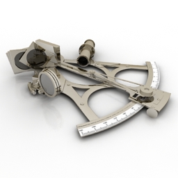 sextant navigational instrument tool 3D Model Preview #51290703