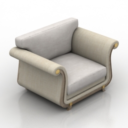 armchair - 3D Model Preview #f8196e00