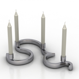 candlestick driada von erlach ii 3D Model Preview #cd9cafa7