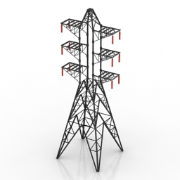 tower transmission 3D Model Preview #8e093a17
