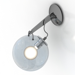 sconce bubbles wall light 3D Model Preview #b97b76fc