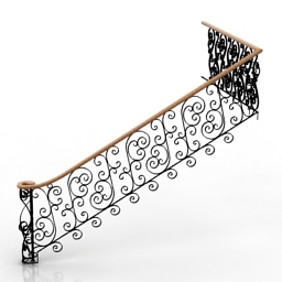 3D Handrail preview