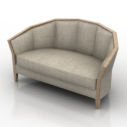 sofa christopher guy iribe 3D Model Preview #f838d345