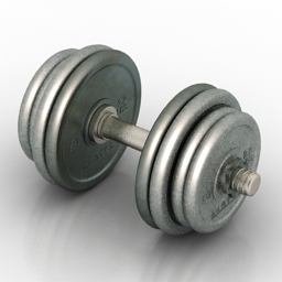 dumbbell 3 3D Model Preview #84628bc8