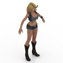 3D Girl preview