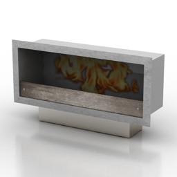3D Fireplace preview