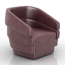 3D Armchair preview
