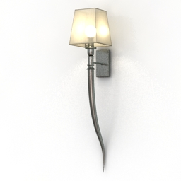 sconce light living wall lamp 72cm horn large 3D Model Preview #36ea065b