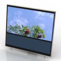 tv set beovision от bang & olufsen 55 3D Model Preview #461e3712