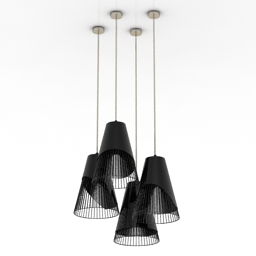 luster castor light 3D Model Preview #98c5a91c