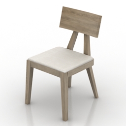 chair newfolk 3D Model Preview #f46b004a