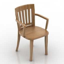 armchair fotel 3D Model Preview #5d57d764