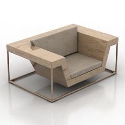 3D Armchair preview