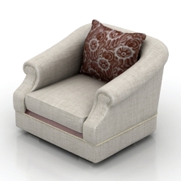 3D Armchair preview