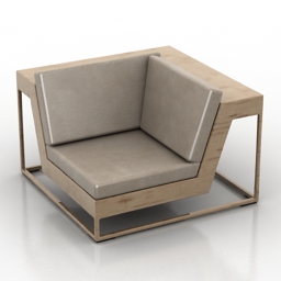 sofa element 3D Model Preview #cfb1ba2f