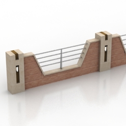 fence 1 3D Model Preview #01358148