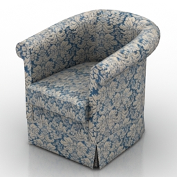 3D Armchair preview