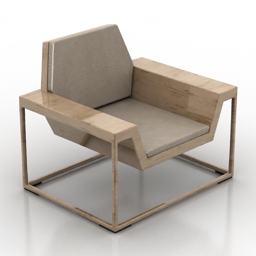 3D Armchair preview