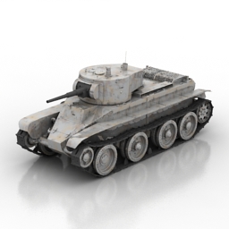 tank bt-5 3D Model Preview #c65556bc