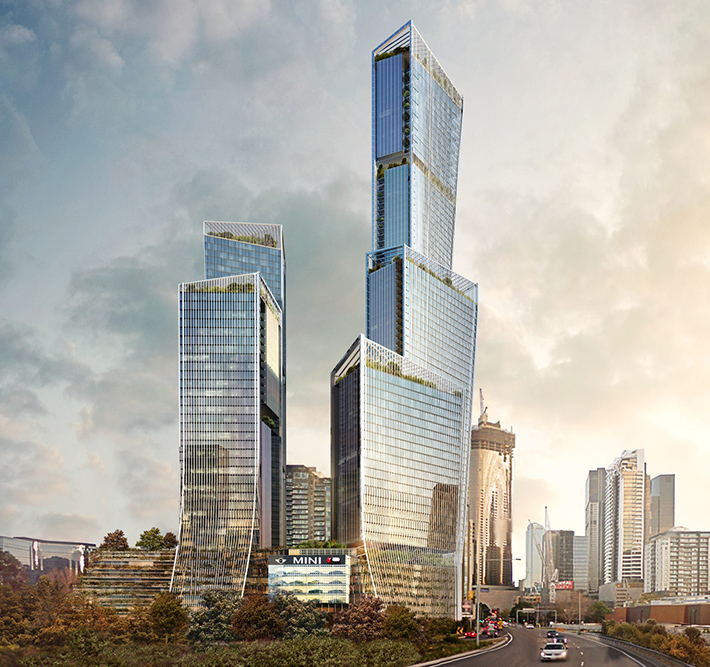 'Kavanagh Street' towers by Benoy, Melbourne, Australia