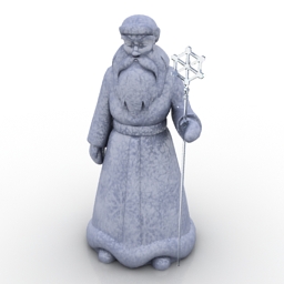 toy santa claus 3D Model Preview #0f39a748