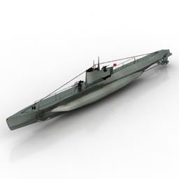 submarine 3D Model Preview #9220e7a7