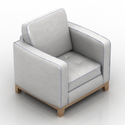 3D Armchair preview