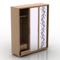 wardrobe 3D Model Preview #f4f845bf
