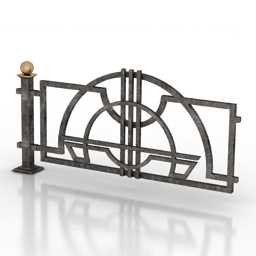 fence 2 3D Model Preview #fcc302d6