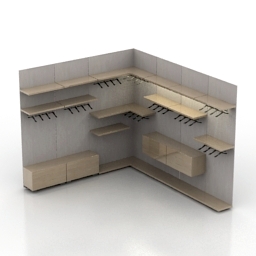 wardrobe rack 3D Model Preview #af1eda90