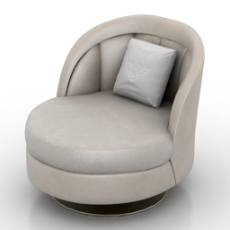 3D Armchair preview