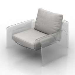 3D Armchair preview