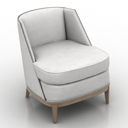 armchair bolier lounge chair 92005 3D Model Preview #dc4143ac